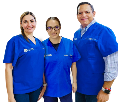 Equipo de especialistas en lentes esclerales